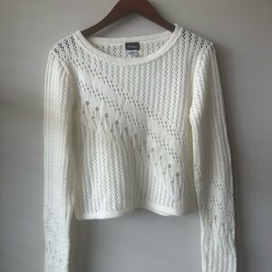 Mingle Crew Neck Knit Sweater Large